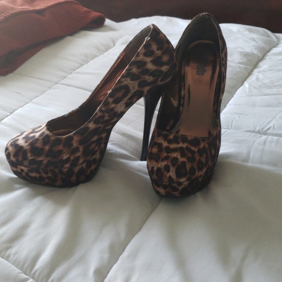 Charlotte Russe Shoes - 5/$28 Charlotte Russe leopard platform heels